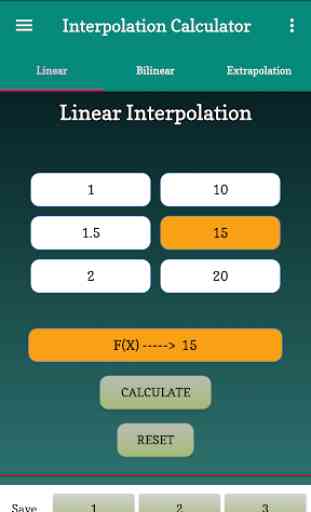 Interpolation Calculator 2