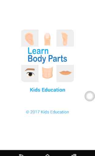 Kids Education Learn Body Parts 1