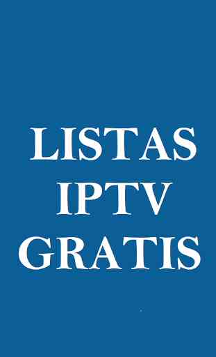Listas-IPTV Gratis 1