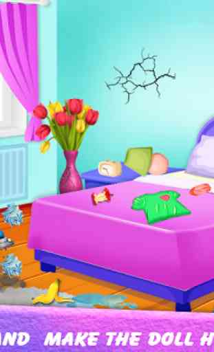 Magical Doll House Limpeza-Dream Home Decor Repair 4