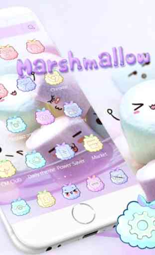 Marshmallow Doces tema 1