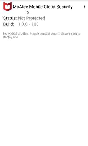 McAfee Mobile Cloud Security App 1