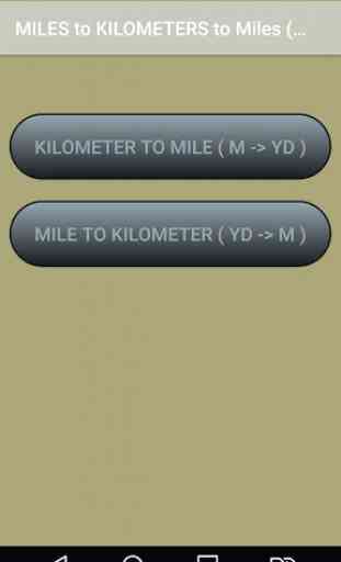 MILES to KILOMETERS to Miles (mi - km) CONVERTOR 1