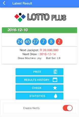 SA Lotto result check notify 2