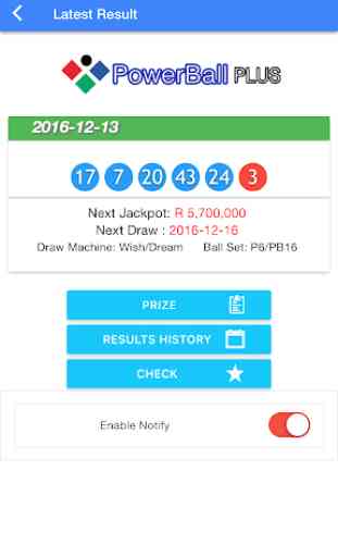 SA Lotto result check notify 3