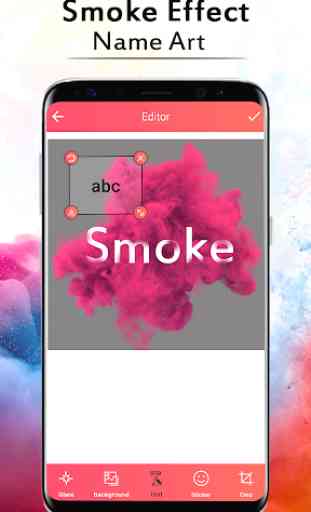 Smoke Effect Name Art 1