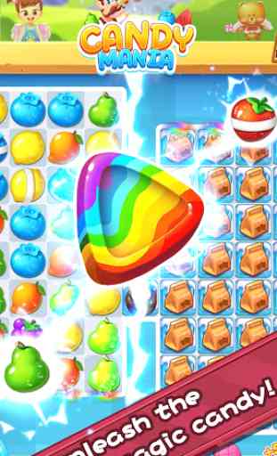 Sweet Candy Fever - New Fruit Crush Game Free 4