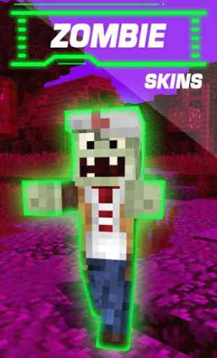Zombie Apocalypse map and Skins for Minecraft PE 3
