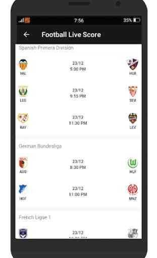 Football Live Match - Live Scores, Fixtures, News 4