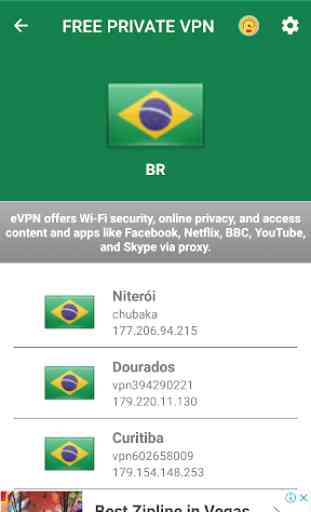 Free VPN - Brazil VPN Unlimited Security Proxy VPN 2