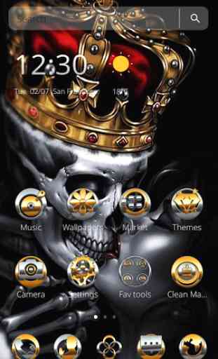 Gold Skull King Theme 1