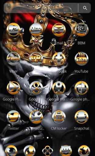 Gold Skull King Theme 2