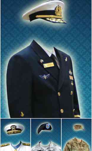 Navy Costume Photo Suit Editor 1