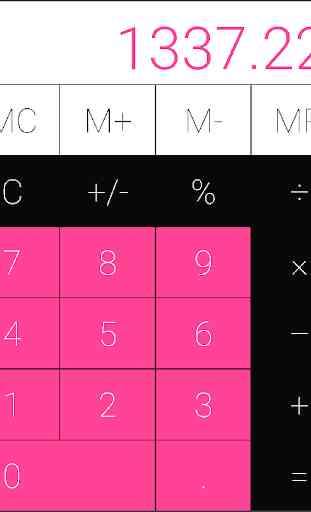Pink Calculator 4