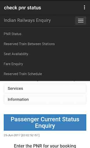 PNR STATUS CHECK OFFICIAL 2