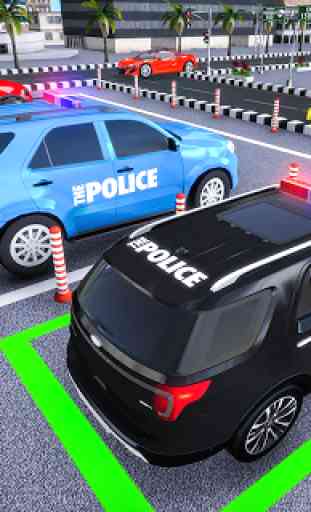 Polícia Estacionamento Aventura - Carro Jogos Pres 2