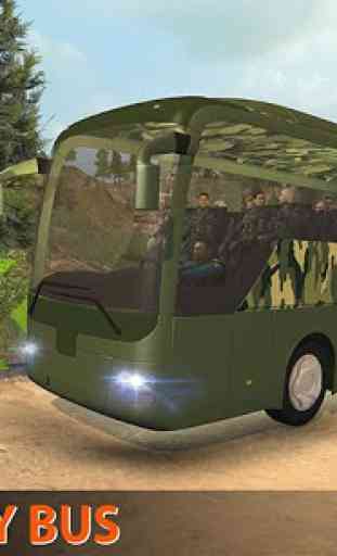 Real Offroad US Military Coach Transporter Sim 3