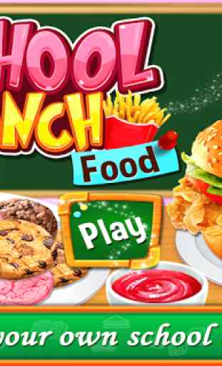 School Lunch Food Maker 2 - Cooking Game 1