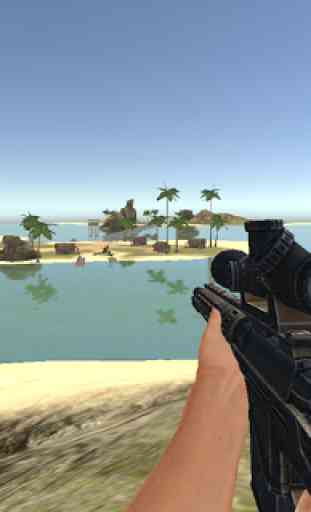 Sniper Commando Island Assault 4