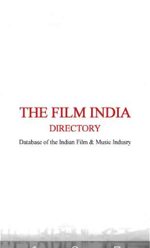 The Film India 1