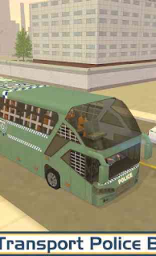 Transporte de Criminosos Furiosos: Police Bus Sim 1