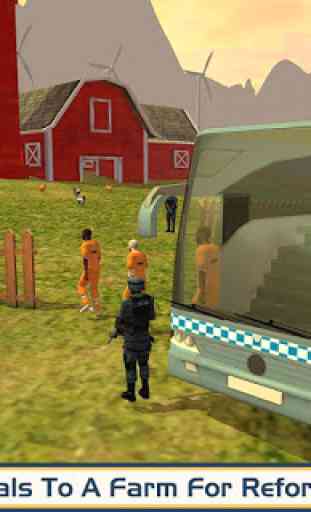 Transporte de Criminosos Furiosos: Police Bus Sim 3