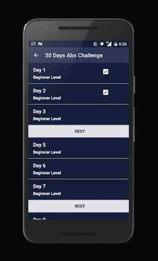 30 Days Abs Challenge 2