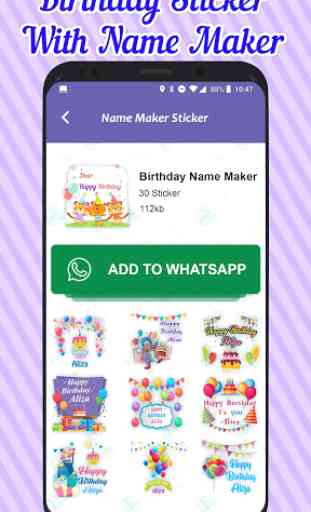 Birthday Stickers For WAStickerApps 2