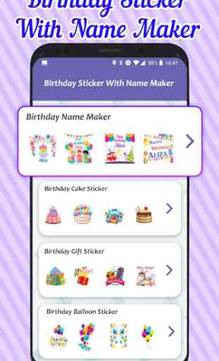 Birthday Stickers For WAStickerApps 4