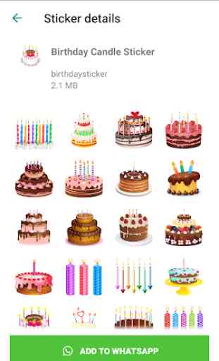 Birthday Stickers For Whatsapp - WAStickers 2