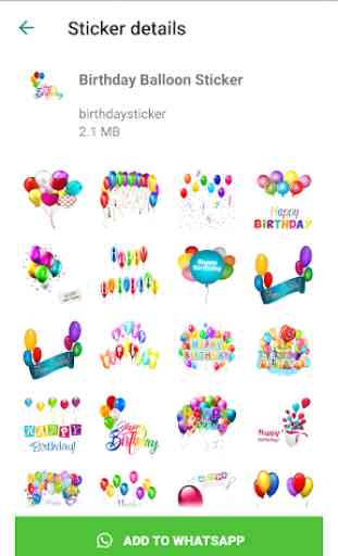 Birthday Stickers For Whatsapp - WAStickers 4