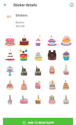 Birthday Stickers - WAStickerApps 4