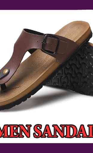 Design de sandálias masculinas 1