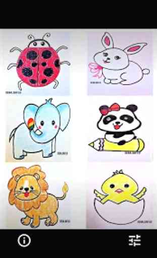 Drawing Cartoon and Animals ( easy steps ) 2