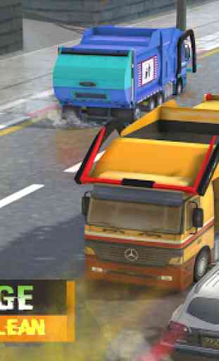 Garbage truck simulator : Caminhão de lixo 1
