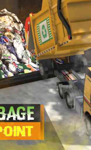 Garbage truck simulator : Caminhão de lixo 3
