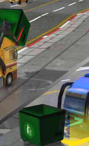 Garbage truck simulator : Caminhão de lixo 4