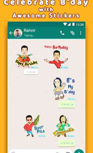 Happy Birthday Stickers for WhatsApp-WAStickerApps 1