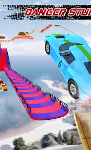 Mega ramp car racing stunts impossible Tracks 4