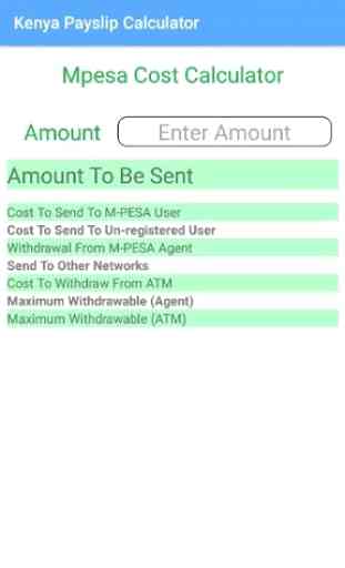 Quick and Easy M-PESA Cost Calculator 1