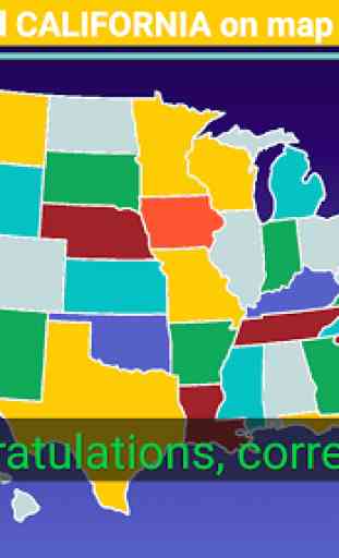 Quiz do Mapa dos EUA. 50 Estados Quiz. 2
