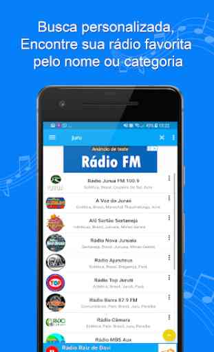 Rádios do Brasil FM & AM - O Melhor APP de Rádios 4