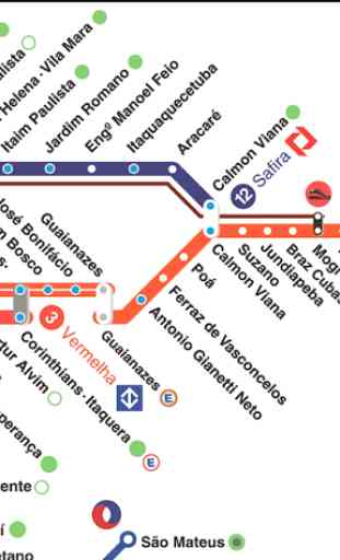 Sao Paulo Metro Map 3