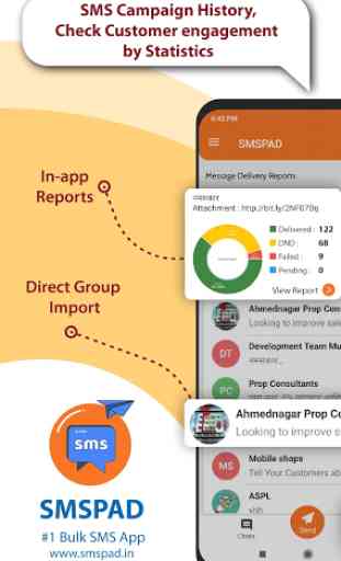 SMSPAD - #1 Bulk SMS App for Indian Businesses 2