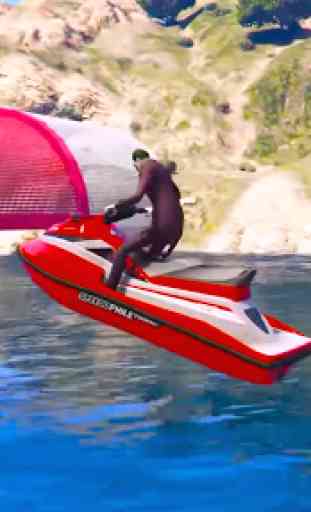 Super Jet Ski Stunts - corrida marítima 4