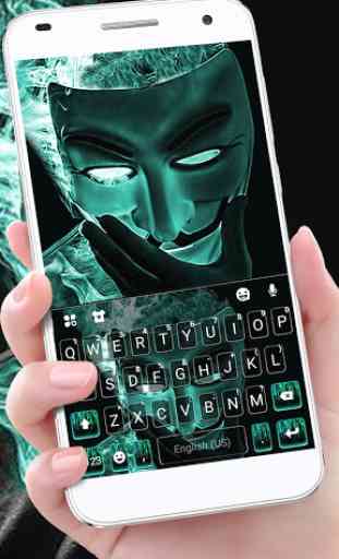 Tema Keyboard Anonymous Mask 1