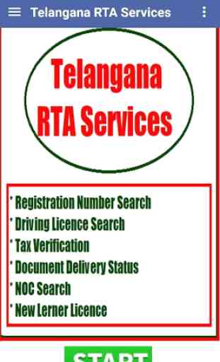 TS RTA Services Online | Search Vehicle Number|DL 1