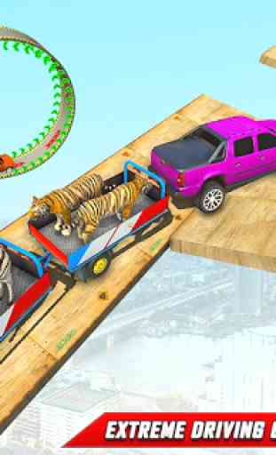 acrobacias de rampa: transporte de animais 1