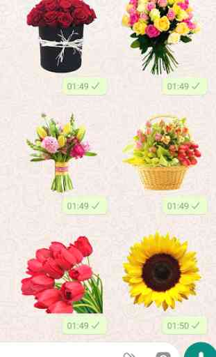 Flower Stickers WaStickerApp - Цветы для Whatsapp 2