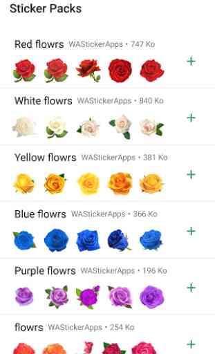 Flowers Stickers (WAStickerApps) 1